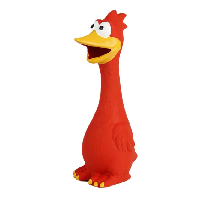 Lateksa čīkstoša suņu rotaļlieta