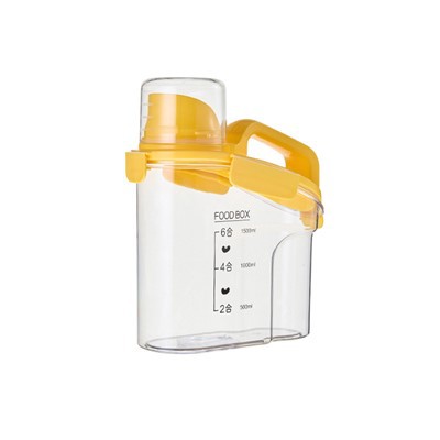 Suņu barības plastmasas uzglabāšanas konteiners