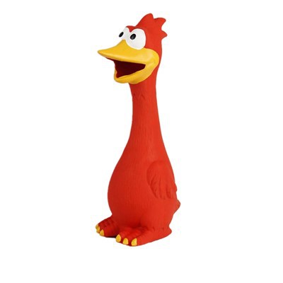 Lateksa čīkstoša suņu rotaļlieta